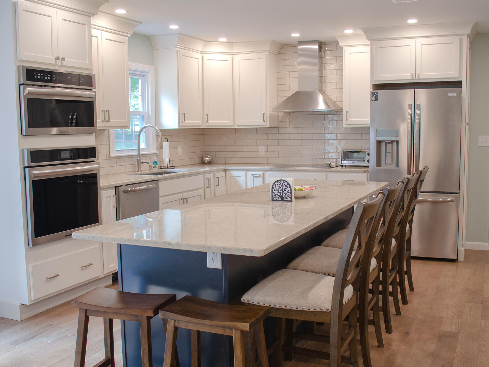 Large White Kitchen Renovation